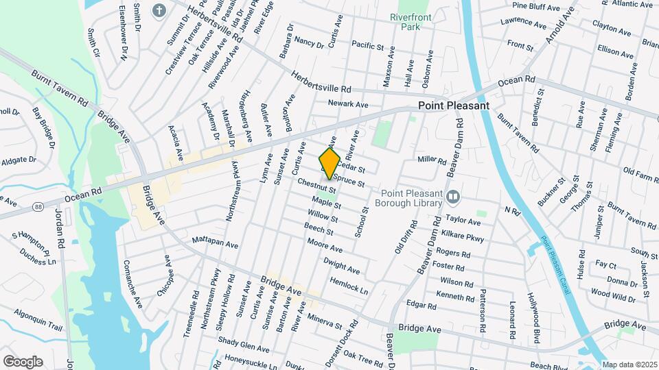 2507 Chestnut St Map and Location Details