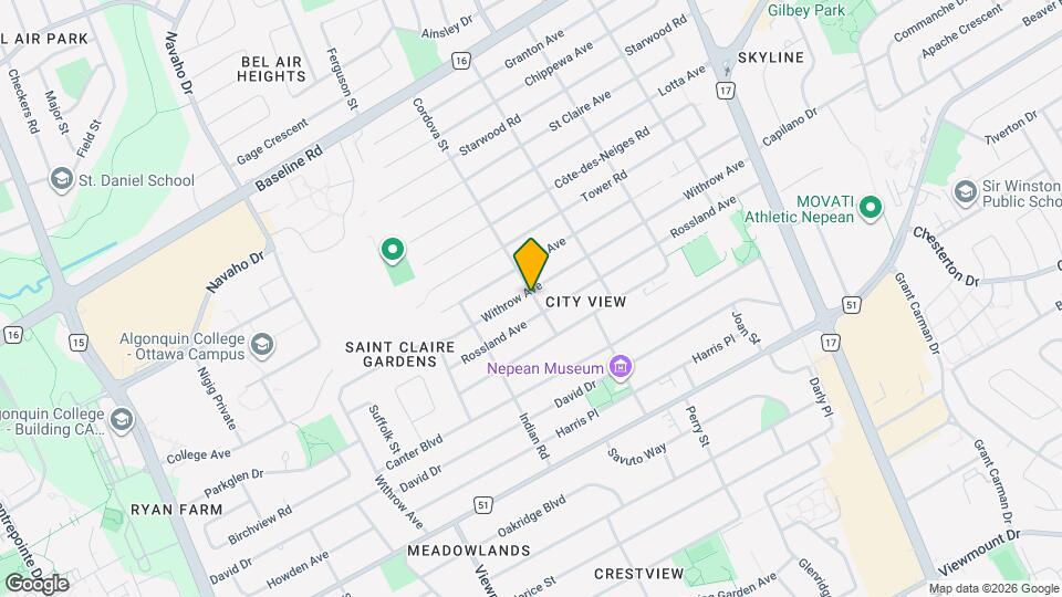 90 Withrow Ave Map and Location Details