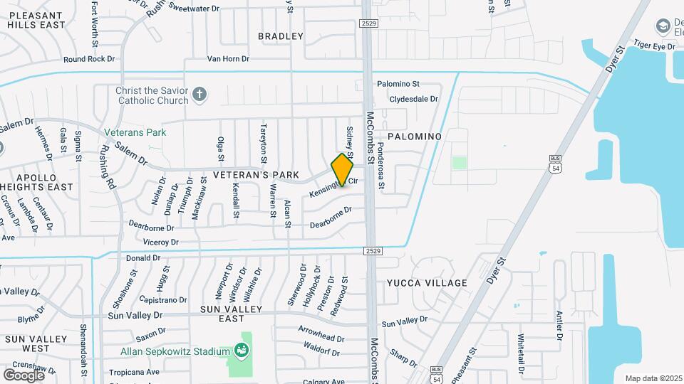 5709 Hemmingway Dr Map and Location Details