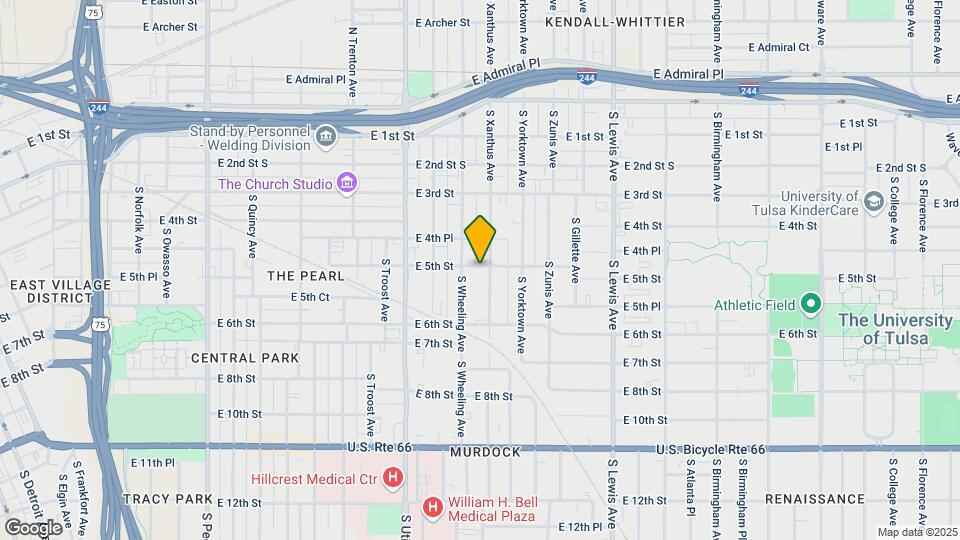 502 S Xanthus Ave Map and Location Details
