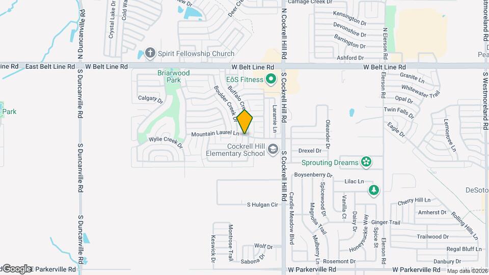 401 Buffalo Creek Dr Map and Location Details