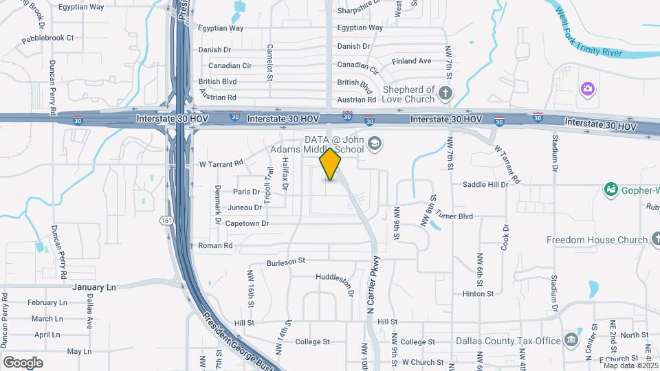 1109 N Carrier Pkwy Map and Location Details