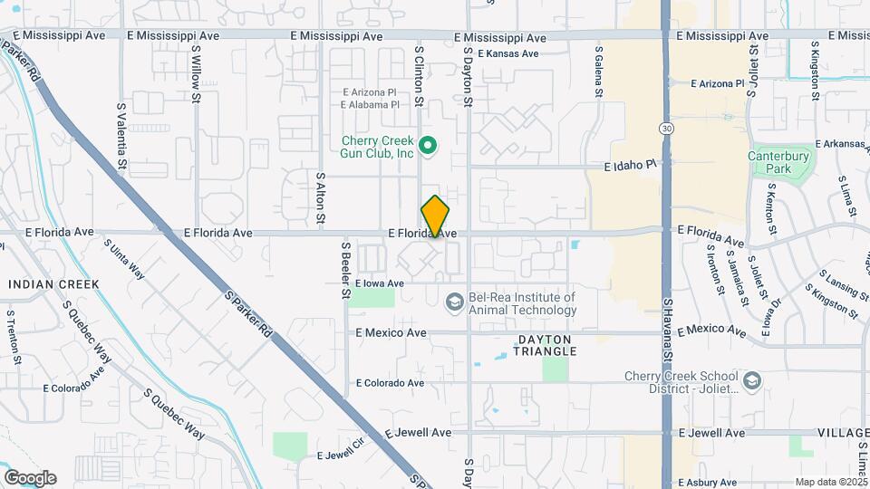 9530 E Florida Ave, Unit 9530 E Florida Ave #1001 Map and Location Details