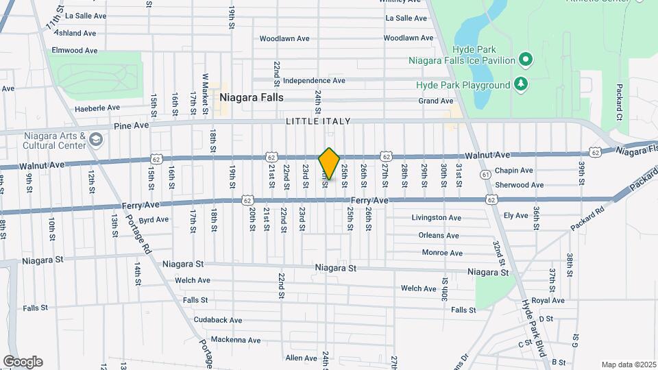535 24th St Map and Location Details