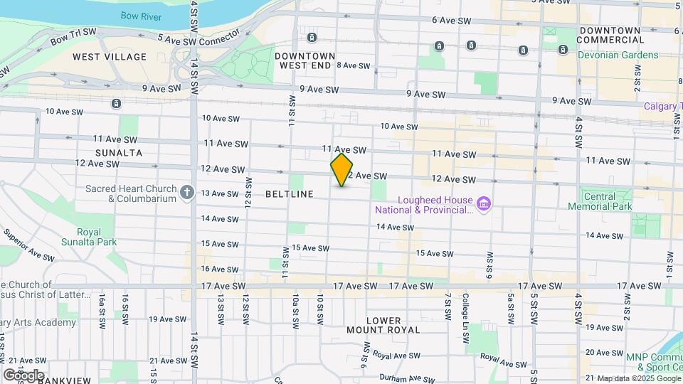 1030 13th Ave SW Map and Location Details