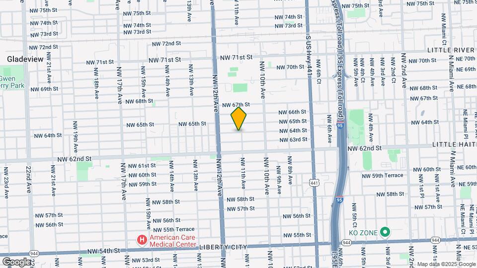 1104 NW 64th St Map and Location Details