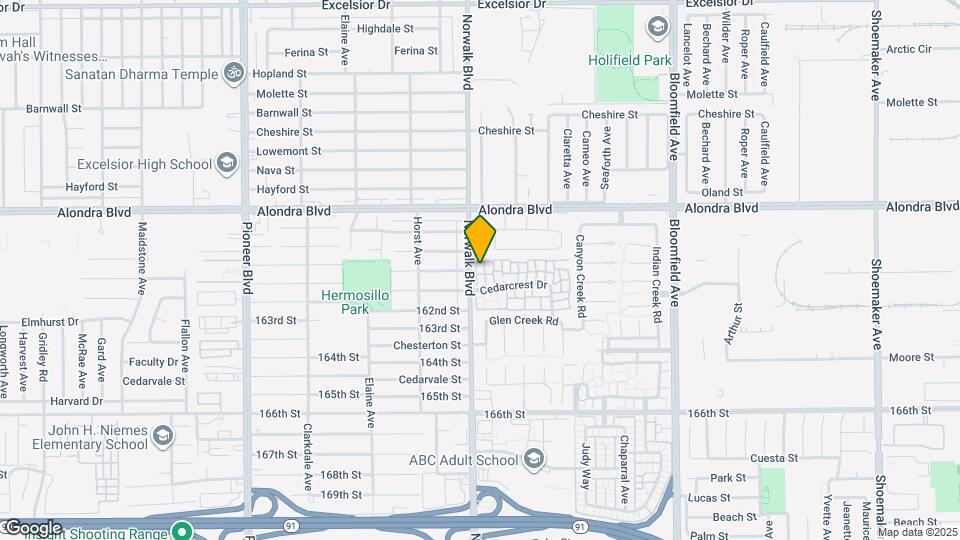 16026 Timberhill Ln Map and Location Details