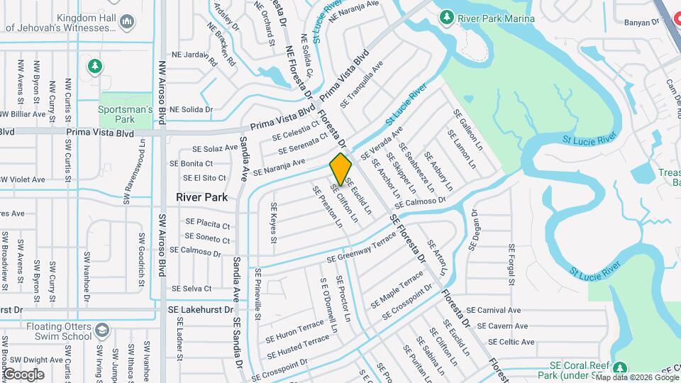 619 SE Clifton Ln Map and Location Details