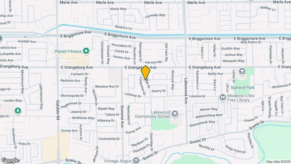 1229 Eastridge Dr Map and Location Details