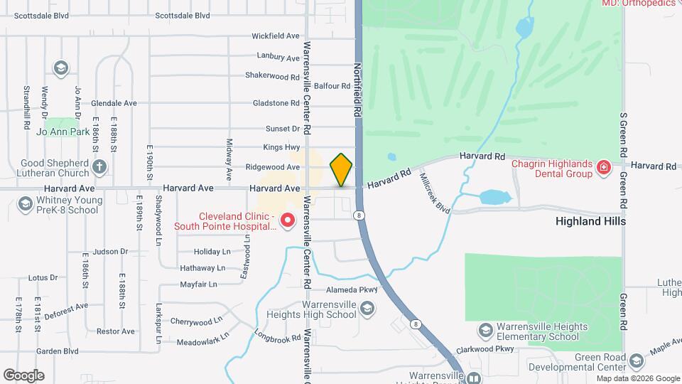 20608 Harvard Ave Map and Location Details