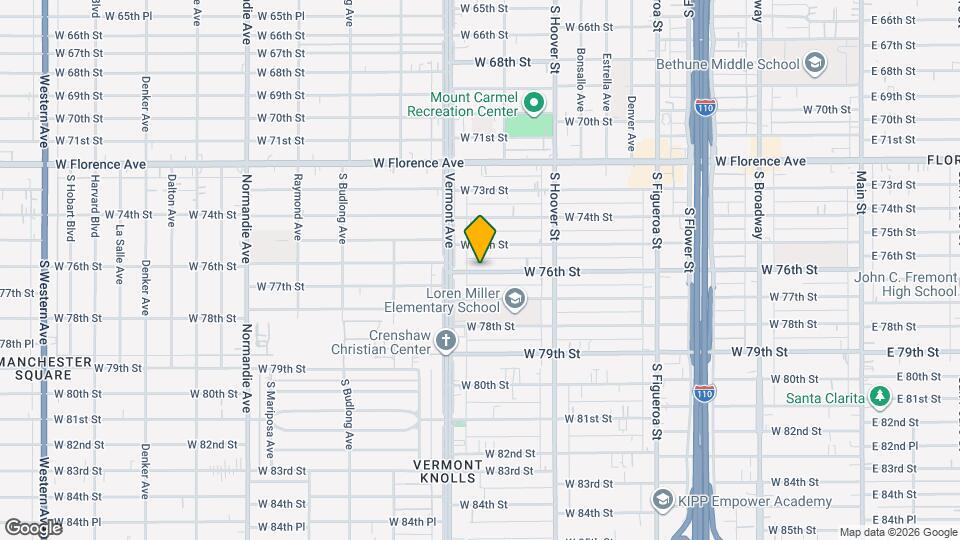 931-934 W 75th St Mapa y Detalles de la Ubicación