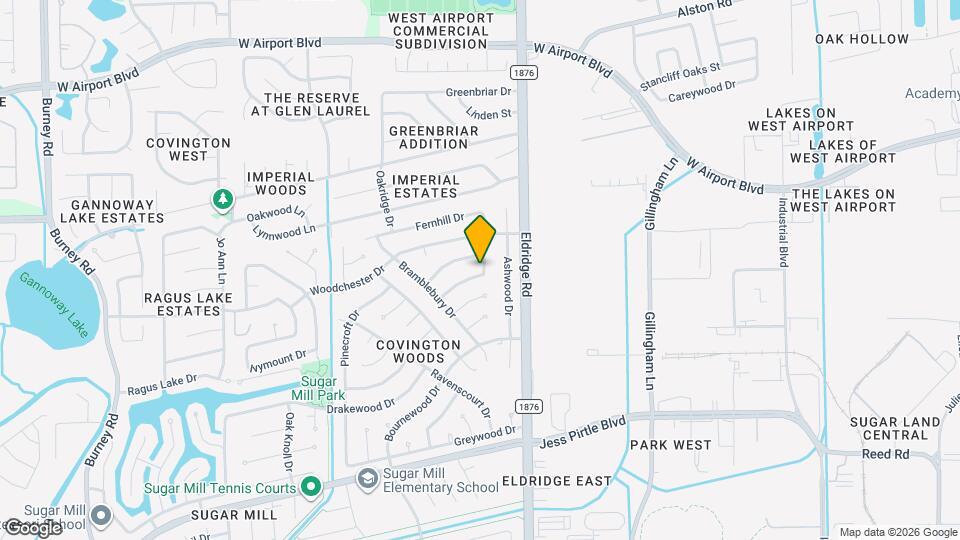 13526 Brook Hollow Dr Map and Location Details