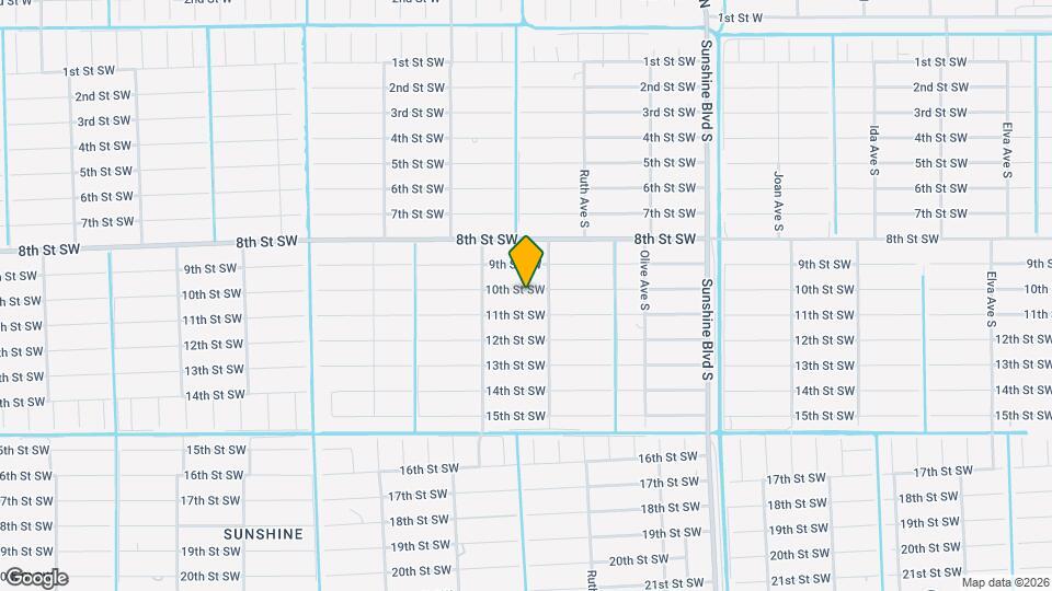 3307 10th St SW Map and Location Details