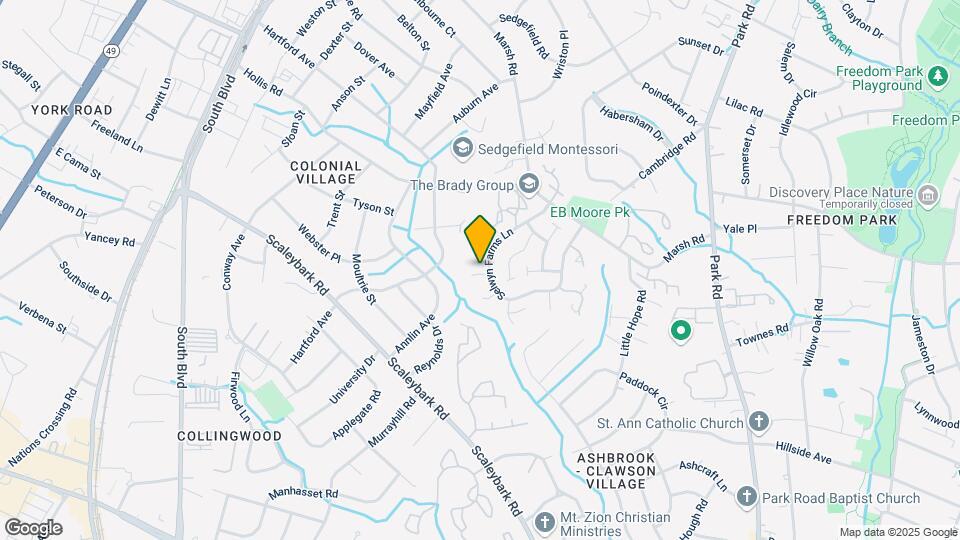 825 Selwyn Place Rd-Unit -825-B Selwyn Place Road Map and Location Details