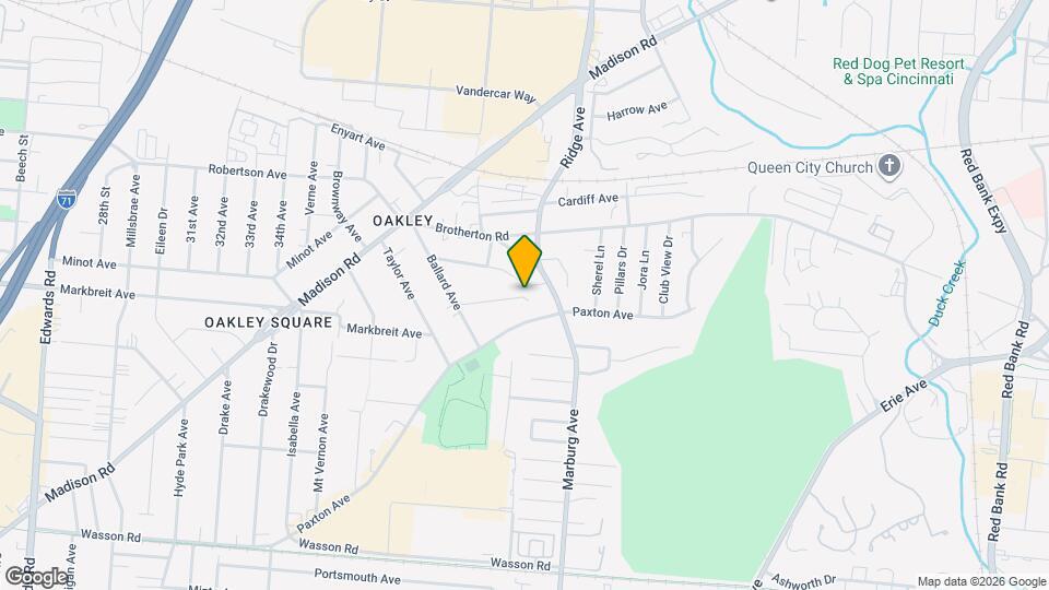 3260 Berwyn Pl, Unit 1 Map and Location Details