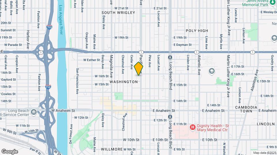 1567 Pacific Ave Map and Location Details