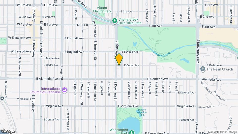 203 S Marion St Pkwy Map and Location Details