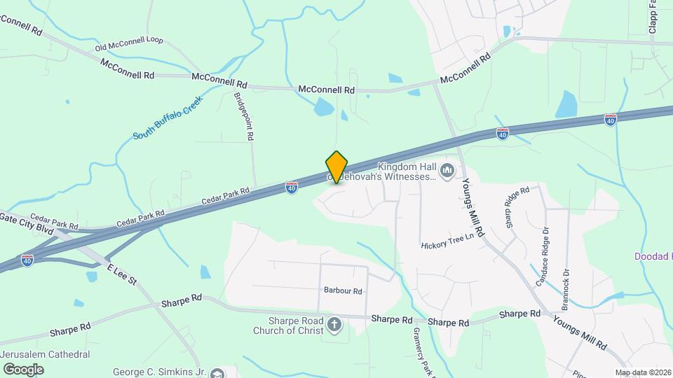 3611 Blue Spruce Ct Mapa y Detalles de la Ubicación