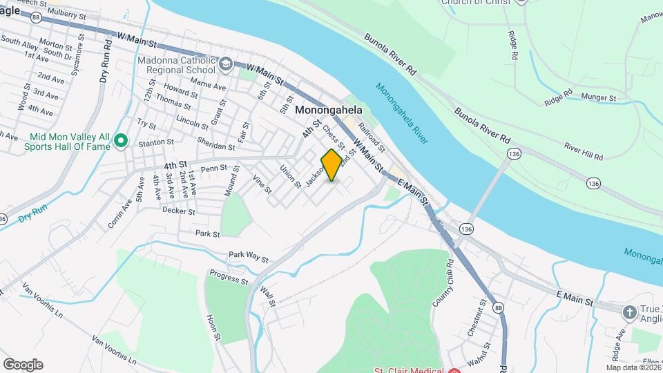 408 Parkinson St Map and Location Details