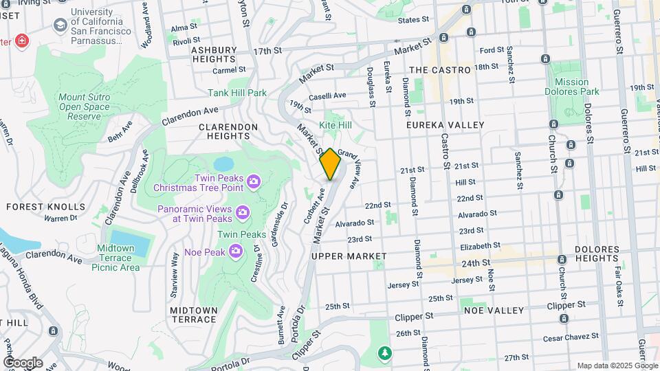 725 Corbett Ave Mapa y Detalles de la Ubicación