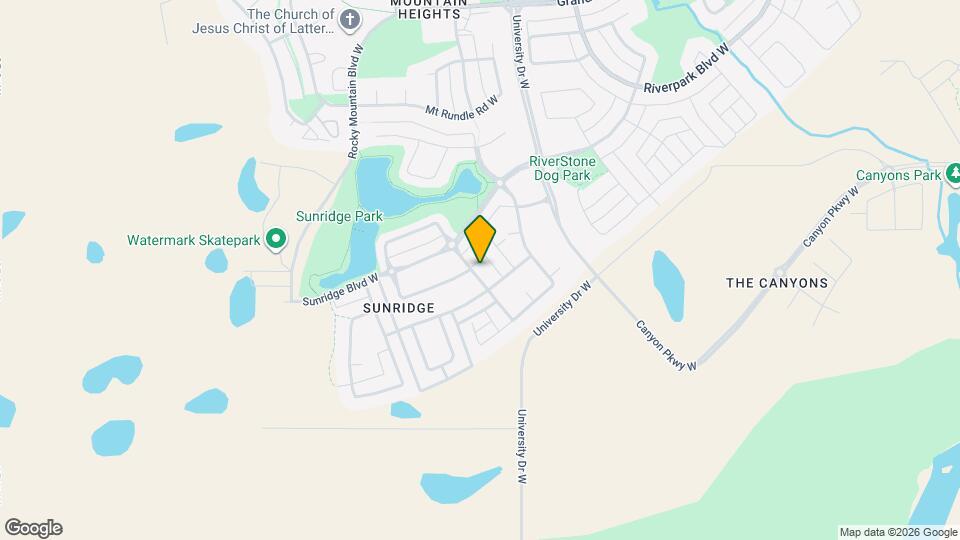 849 Mt Sundance W Map and Location Details