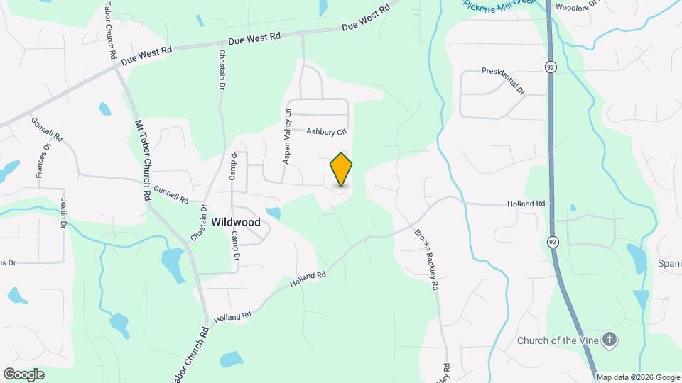 223 Crestbrook Ln Map and Location Details