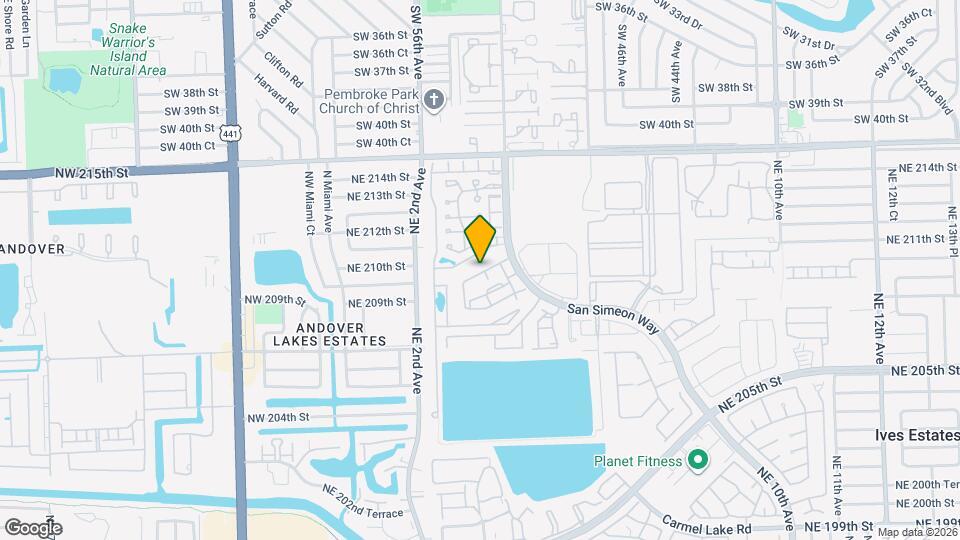 430 NE 210th Cir Terrace Map and Location Details