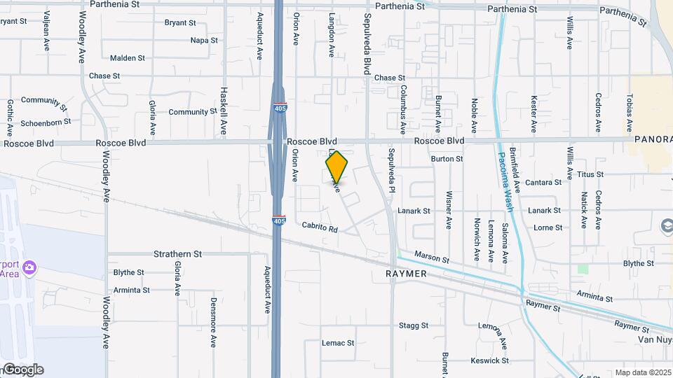 8143 Langdon Ave Map and Location Details
