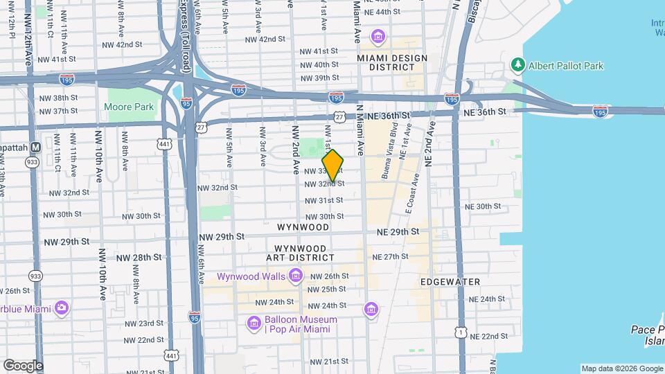 90 NW 32nd St, Unit 613 Map and Location Details