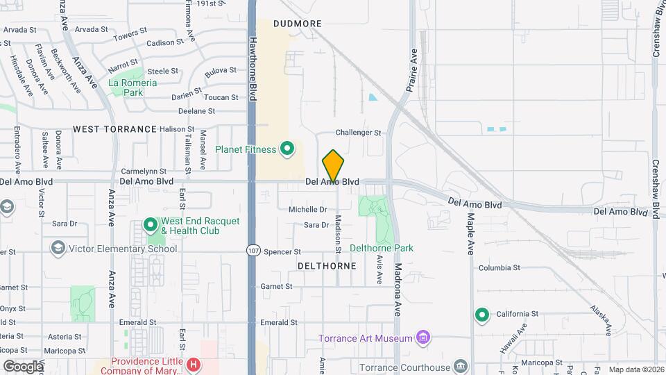 3546 Del Amo Blvd, Unit 9 Mapa y Detalles de la Ubicación