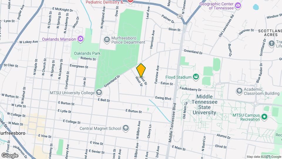 709 East St Map and Location Details