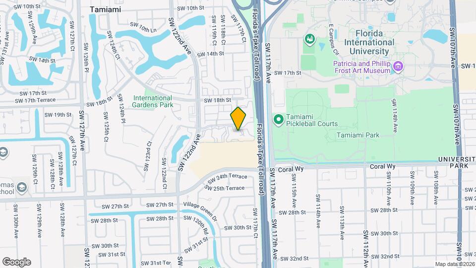 11790 SW 18th St, Unit 407-3 Map and Location Details