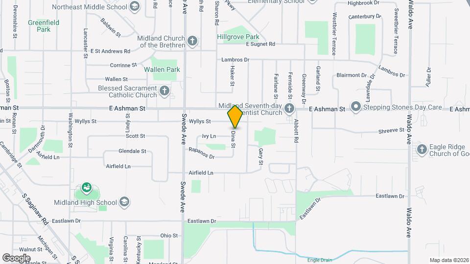 2904 Dina St Map and Location Details