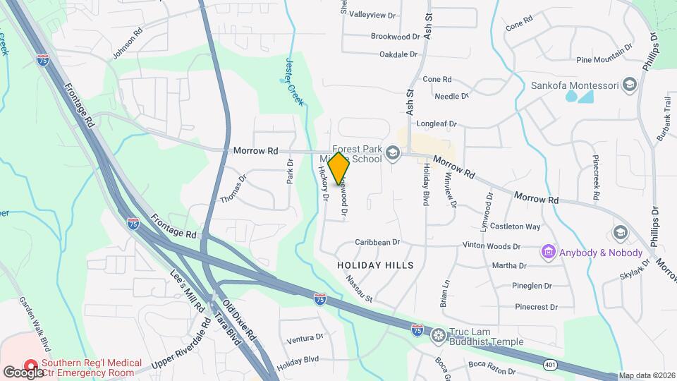 6067 Ledgewood Dr Map and Location Details