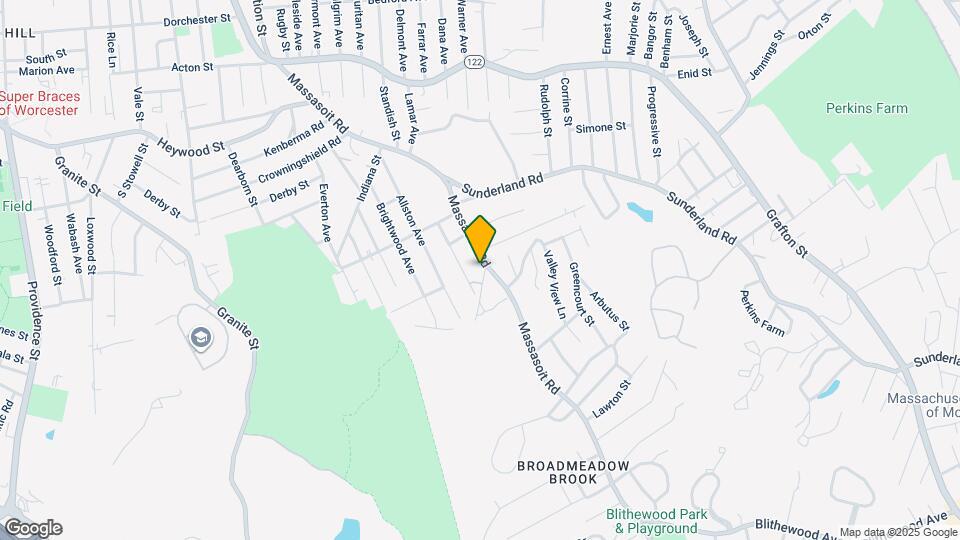 178 Massasoit Rd Map and Location Details