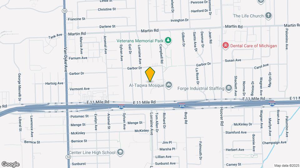 11024 Campbell Ct Map and Location Details