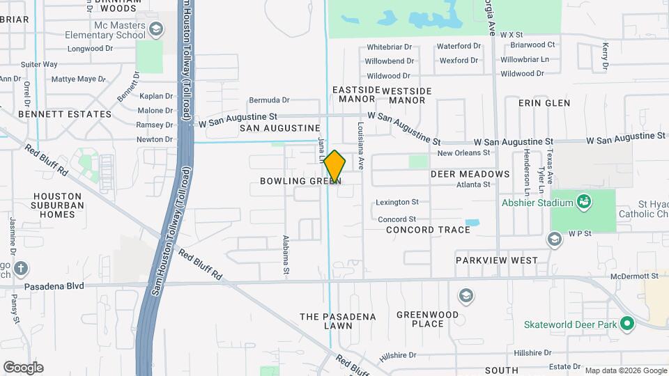 4311 Oak Ridge Dr Map and Location Details