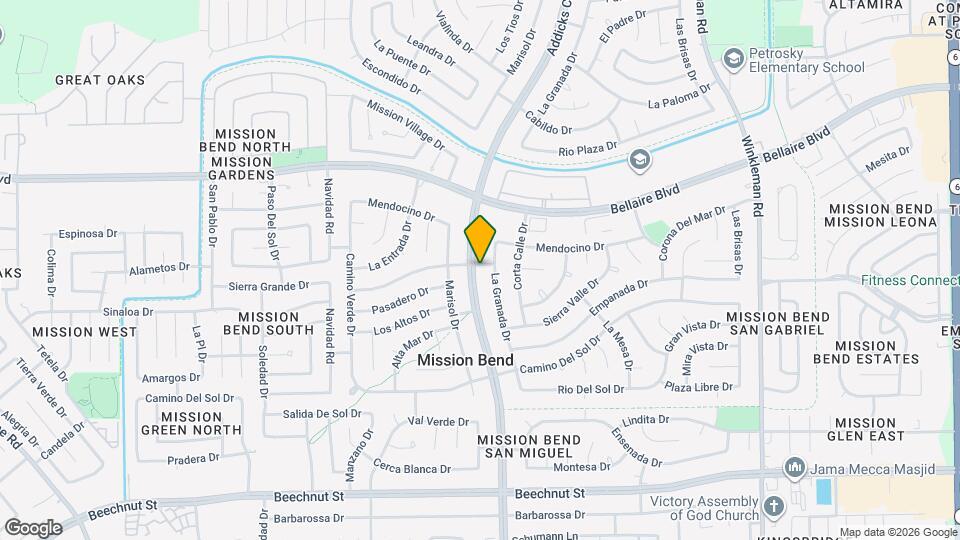 7203 Addicks Clodine Rd Map and Location Details