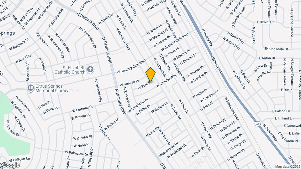 904 W Rum Pl Map and Location Details