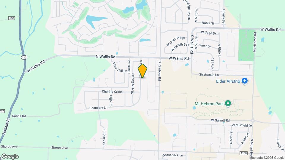 1221 Chancery Ln Map and Location Details