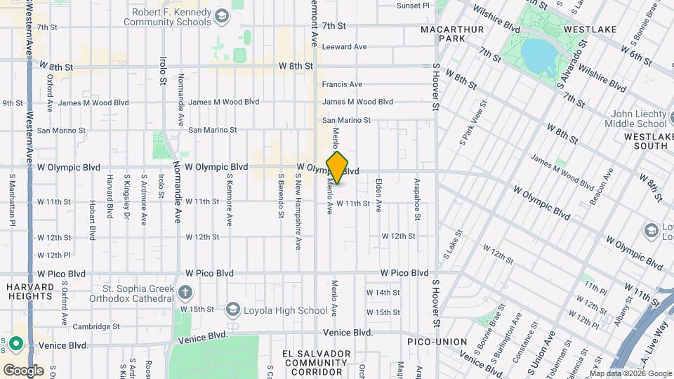 1030 Menlo Ave Map and Location Details