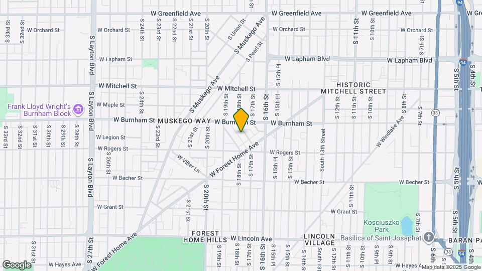 1941 S Winona Ln Map and Location Details