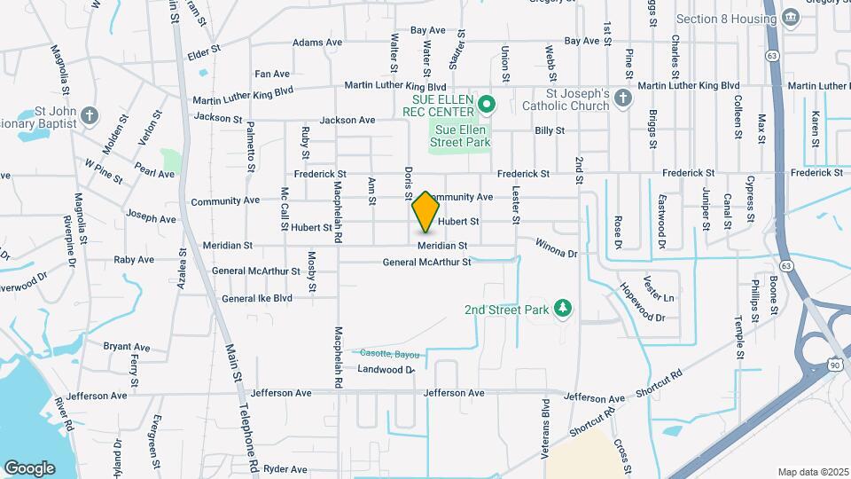 5013 Meridian St Map and Location Details