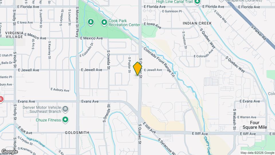 1982 S Poplar Ct Map and Location Details