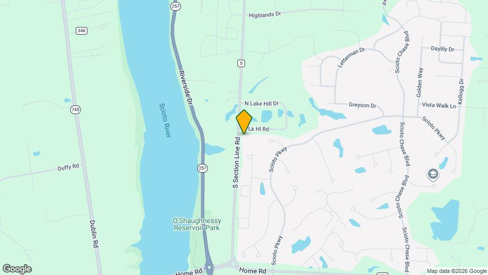 7093 S Section Line Rd Map and Location Details