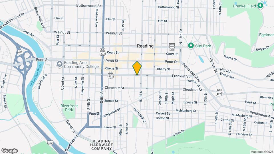 734 Franklin St Map and Location Details