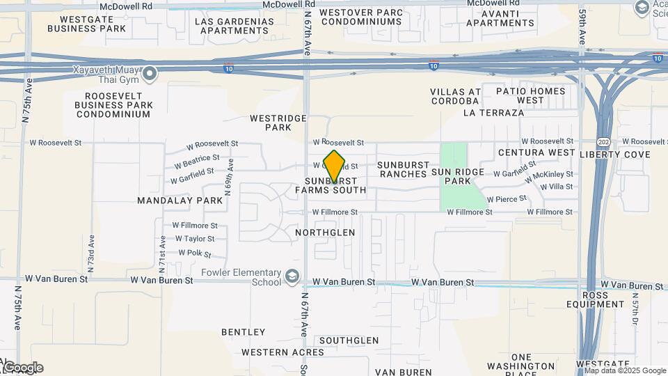 6610 W McKinley St Map and Location Details