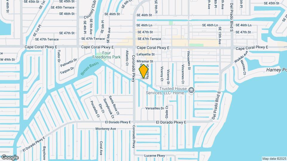 828 Victoria Dr Mapa y Detalles de la Ubicación