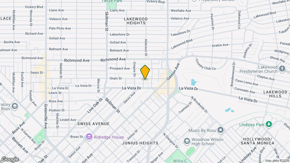 6270 Oram St Map and Location Details