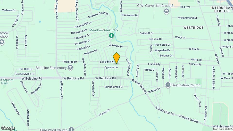1237 Cypress Ln Map and Location Details